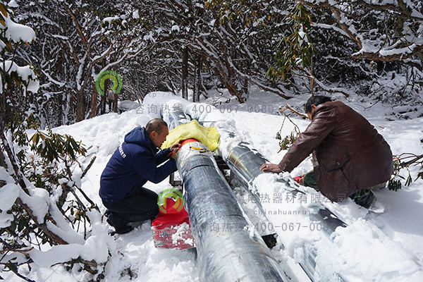 白馬雪上隧道消防管道電伴熱帶保溫